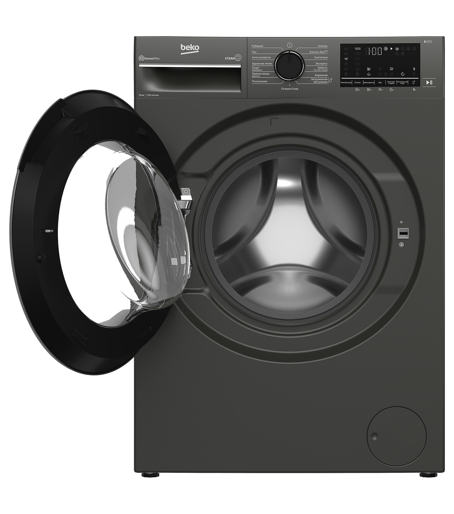 стиральная машина Beko B3WFR57H2A с открытым люком