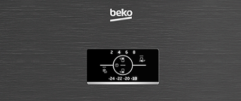 сенсорный дисплей холодильника Beko B3R0CNK332HXBR
