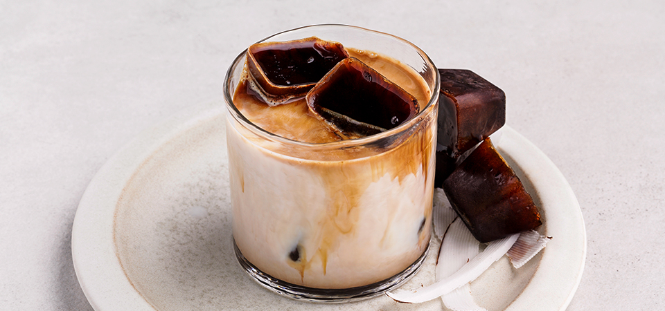 Холодный кофе на кокосовом молоке